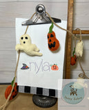 Set of 5 Halloween mini 1" sketch machine embroidery designs bundle