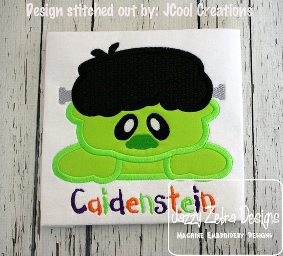 Goofy Frankenstein Monster Appliqué machine Embroidery Design