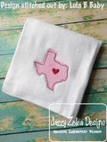 Texas State Sketch machine Embroidery Design