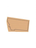 Montana State Sketch Embroidery Design