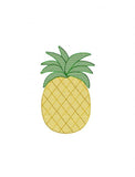 Pineapple sketch machine embroidery design