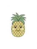 Pineapple with face Sketch Machine Embroidery Design