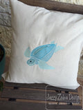 Sea Turtle Sketch Machine Embroidery Design