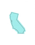 California State Sketch Embroidery Design