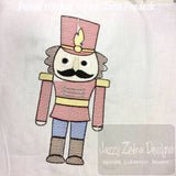 Nutcracker sketch embroidery design