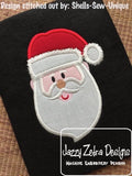 Santa Appliqué machine embroidery design