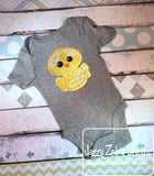 Baby Chick applique embroidery Design