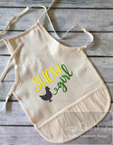 Show Girl saying Chicken machine embroidery design