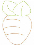 Chubby Carrot vintage stitch machine embroidery design