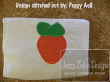 Carrot Applique machine embroidery design