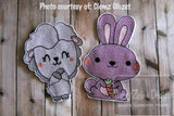 Lamb sketch machine embroidery design