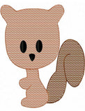 Squirrel Sketch Machine Embroidery Design