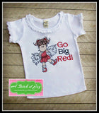 Cheerleader Sketch Machine Embroidery Design