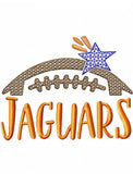 Jaguars football machine embroidery design