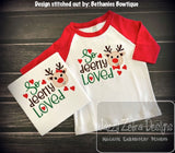 So Deerly Loved Saying Reindeer Machine Embroidery Design
