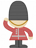 Queens Royal Guard sketch embroidery design - Queens guard sketch design - England sketch design - London sketch design