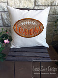 Longhorns Football appliqué machine embroidery design
