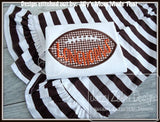 Longhorns Football appliqué machine embroidery design
