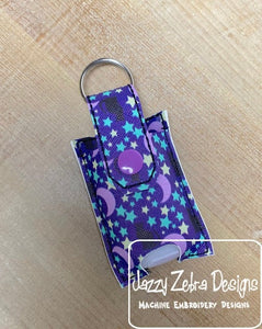 Hand Sanitizer holder In the hoop machine embroidery design