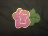 Flower applique machine embroidery design