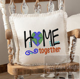 Home together earth machine sketch machine embroidery design