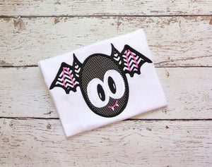 Halloween Bat appliqué machine embroidery design