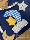 It's just a phase moon and star shabby chic bean stitch appliqué machine embroidery design