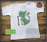 Dragon Sketch Machine Embroidery Design