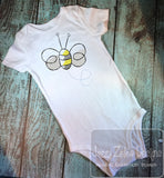 Bumble Bee Sketch Machine Embroidery Design