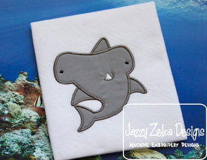 Hammer Head Shark Appliqué Machine Embroidery Design