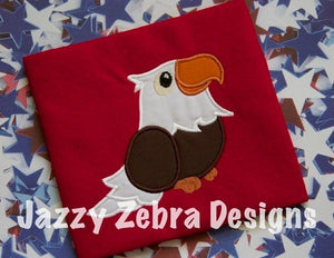 American Bald Eagle appliqué machine embroidery design