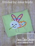 Mosquito applique machine embroidery design