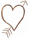 Sketch Carved Heart machine embroidery design