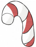 Candy cane sketch machine embroidery design