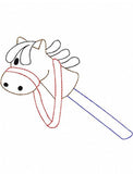 Stick Horse vintage stitch machine embroidery design