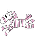 Zebra Sketch machine embroidery design