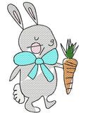 Alix Easter Bunny sketch machine embroidery design