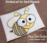 Bee Sketch Machine Embroidery Design