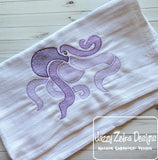 Octopus sketch machine embroidery design