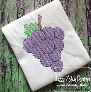 Grapes Sketch Machine Embroidery Design