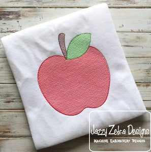 Apple Sketch Machine Embroidery Design