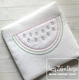 Watermelon vintage stitch machine embroidery design