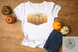 Pumpkin outline in sketch background machine embroidery design